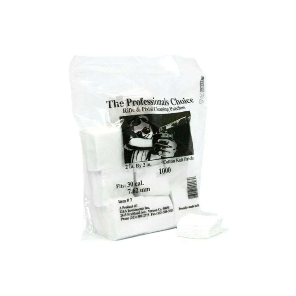 Cleaning Equipment The Professionals Choice 4.50" CTTN KNIT SQ 30 CAL/762MM 2X2 1000PK